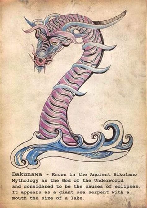 bakuna drawing|Bakunawa .